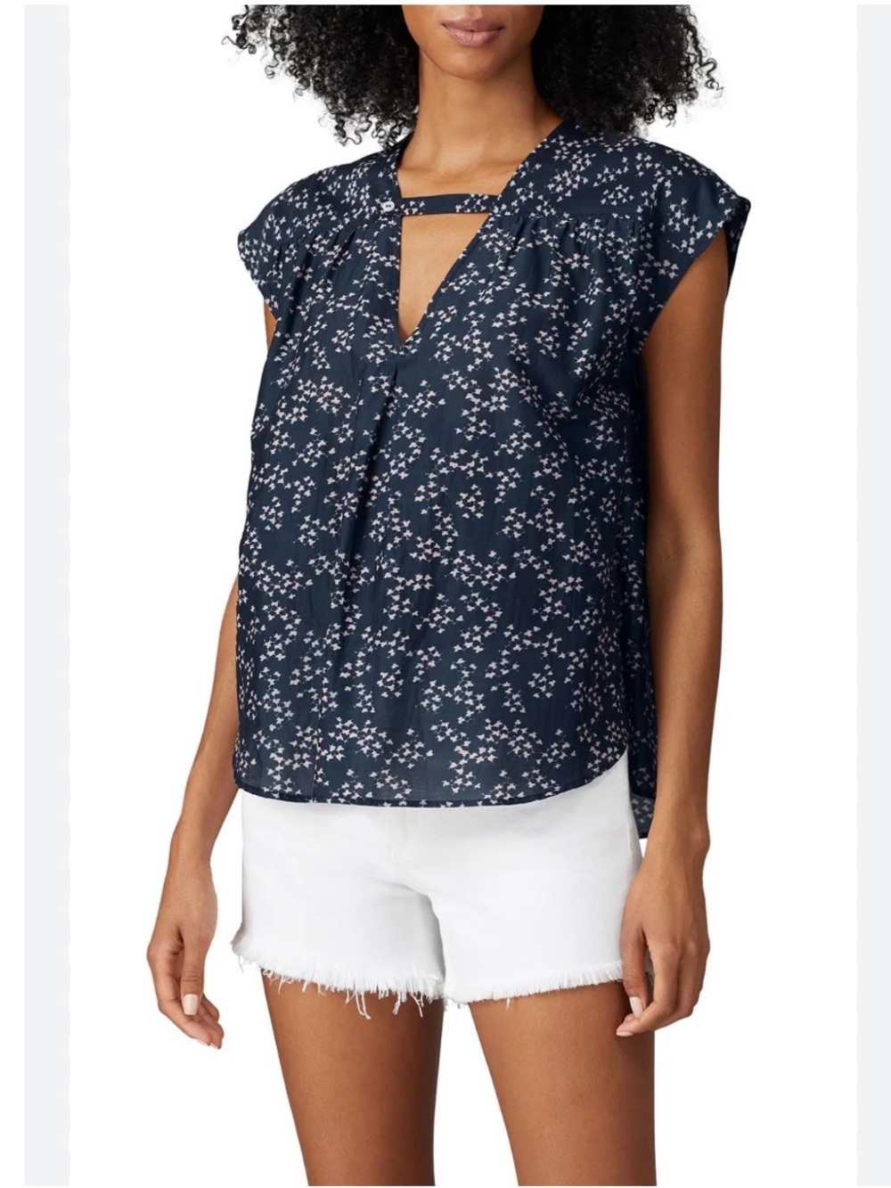 Current/Elliott The Short Sleeve Sky Blouse
Current/Elliott size 1 (US 2-4) EUC